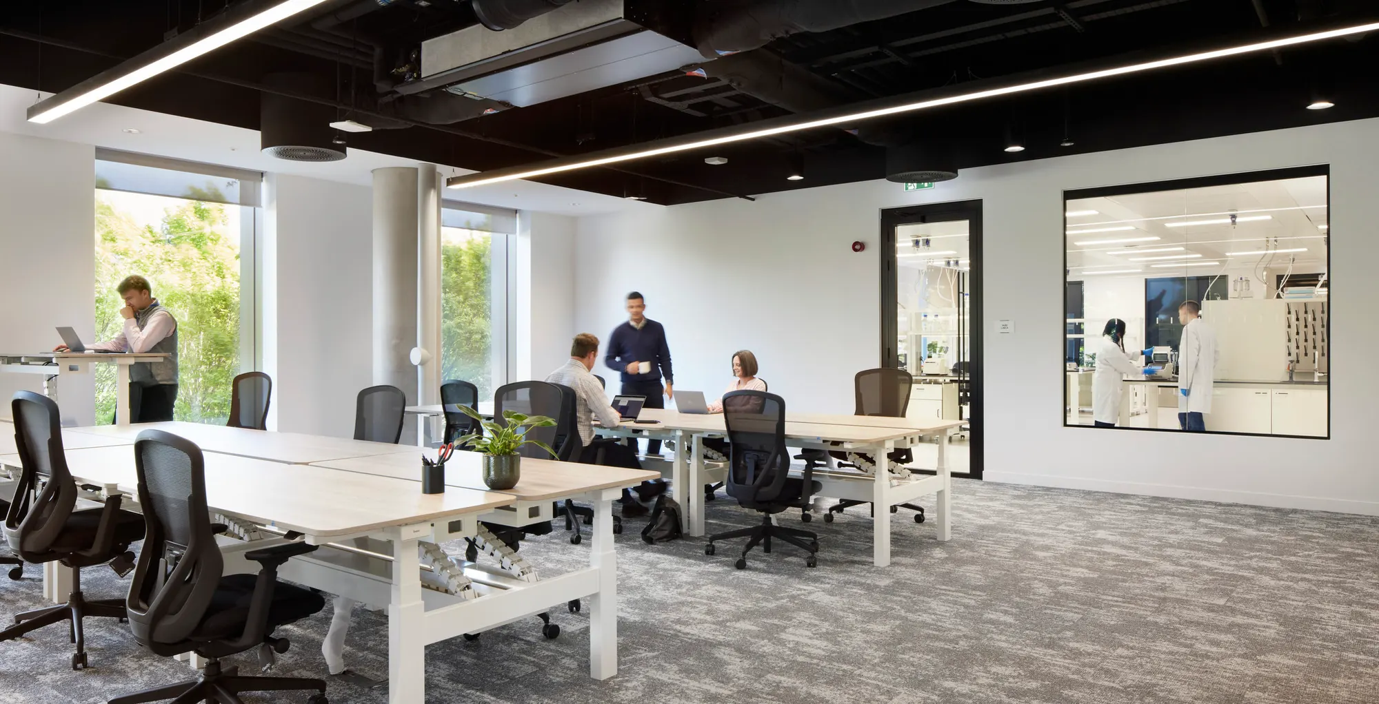 Premier flexible laboratory, office and amenity space